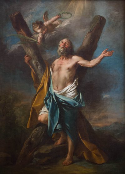 St. Andrew Embracing His Cross by Charles André van Loo